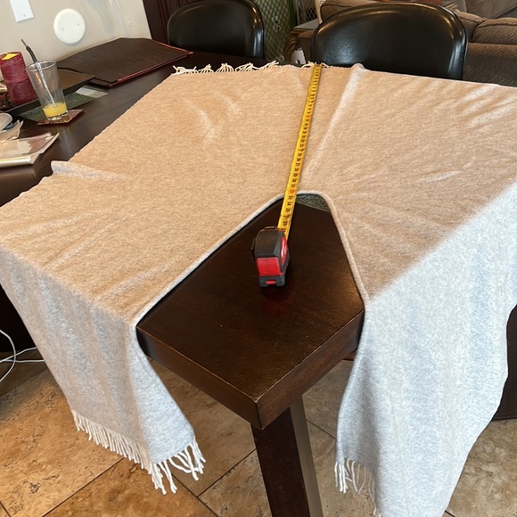 Reversible shawl poncho, one size - Picture 5 of 6